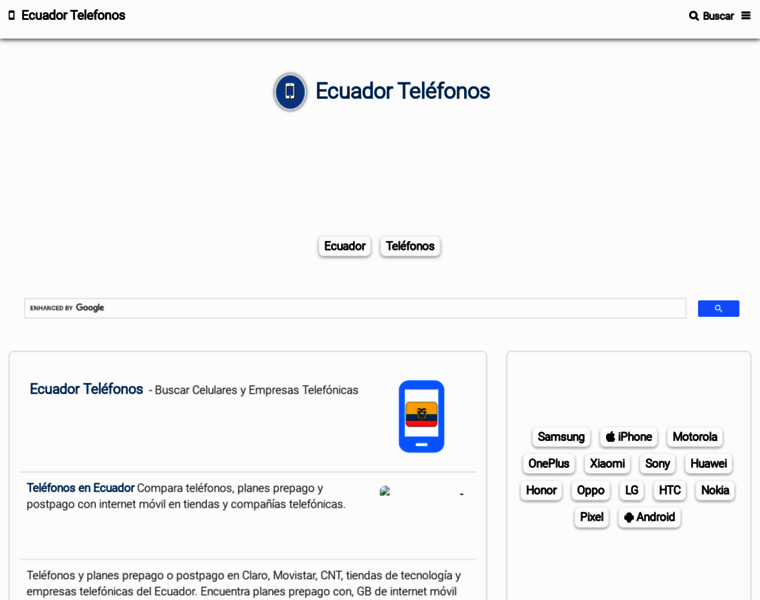Ecuadortelefonos.com thumbnail