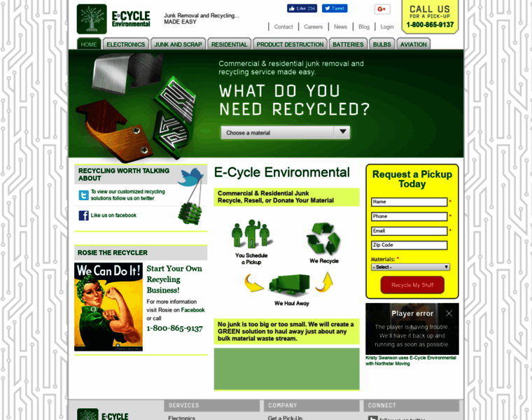 Ecycleenvironmental.com thumbnail
