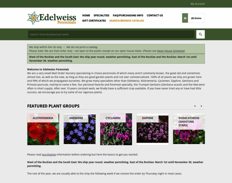 Edelweissperennials.com thumbnail