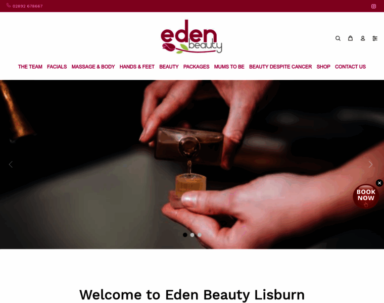 Edenbeautylisburn.co.uk thumbnail
