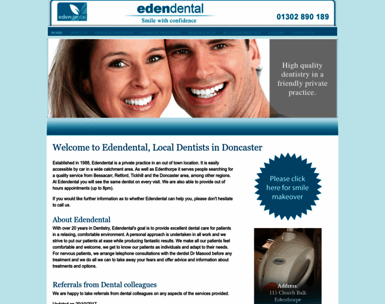 Edendental-edenthorpe.co.uk thumbnail