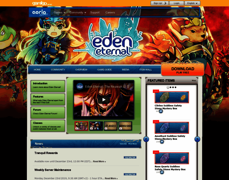 Edeneternal.aeriagames.com thumbnail