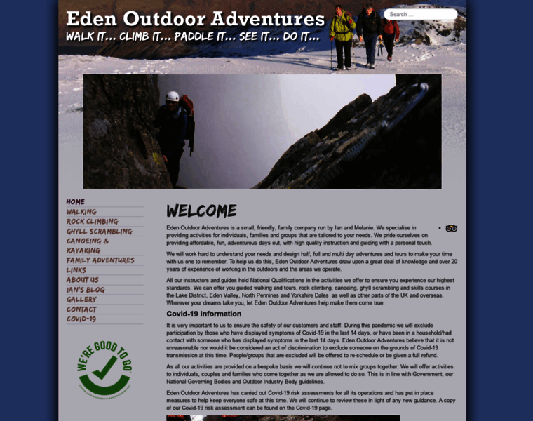Edenoutdooradventures.co.uk thumbnail
