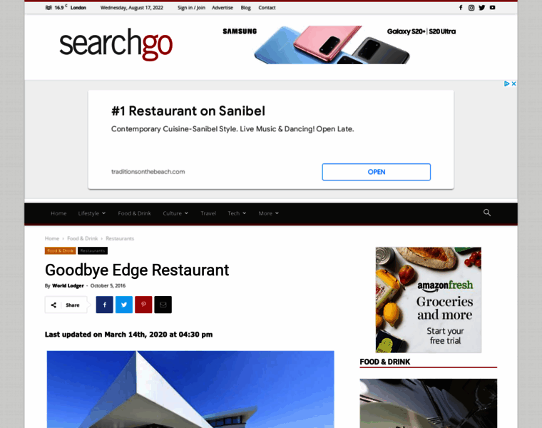 Edgerestaurant.co.uk thumbnail