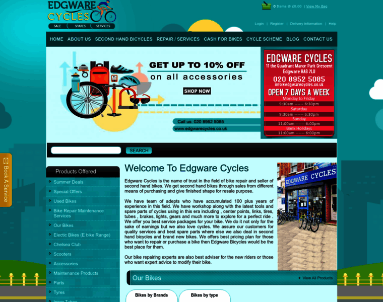 Edgwarecycles.co.uk thumbnail