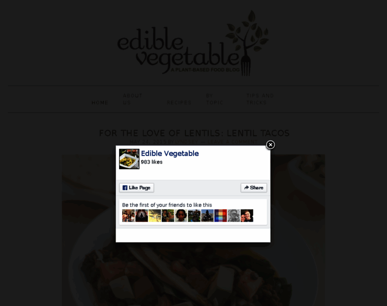 Ediblevegetable.com thumbnail