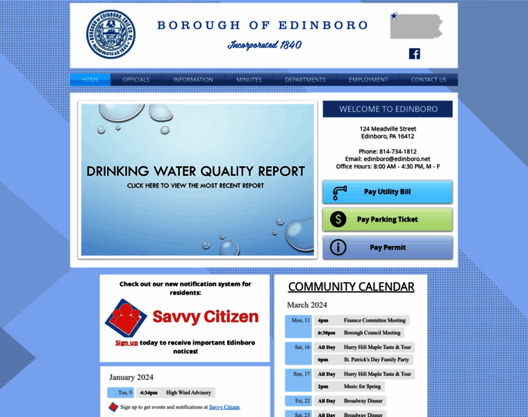 Edinboro.net thumbnail