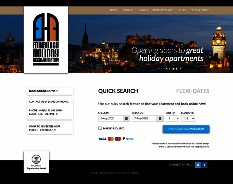 Edinburgh-holiday-accommodation.co.uk thumbnail