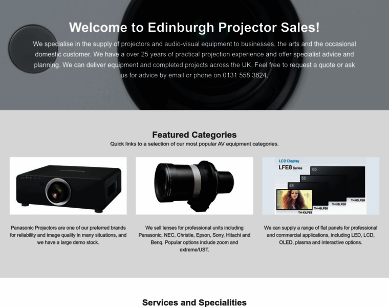 Edinburgh-projector-sales.co.uk thumbnail
