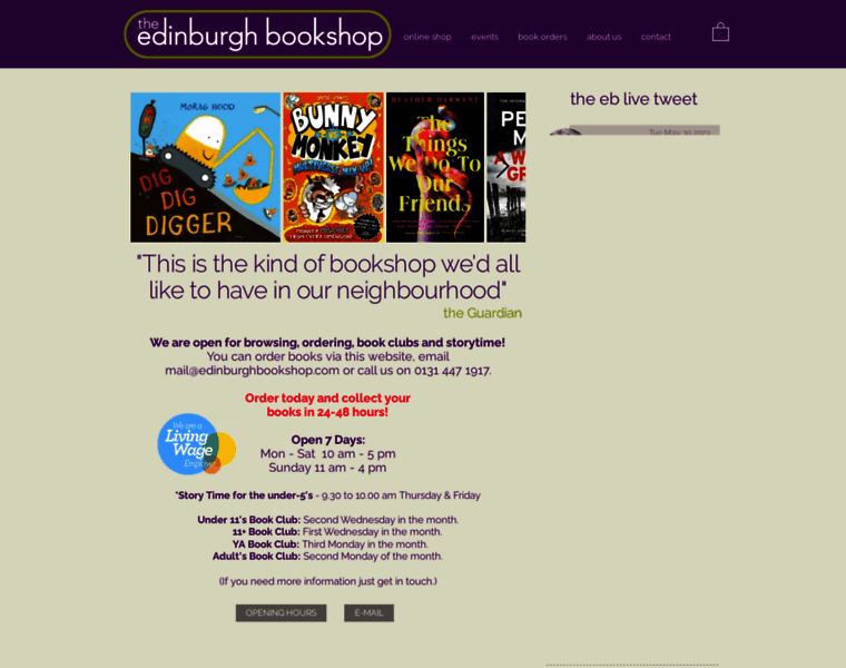 Edinburghbookshop.com thumbnail