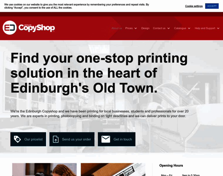 Edinburghcopyshop.co.uk thumbnail
