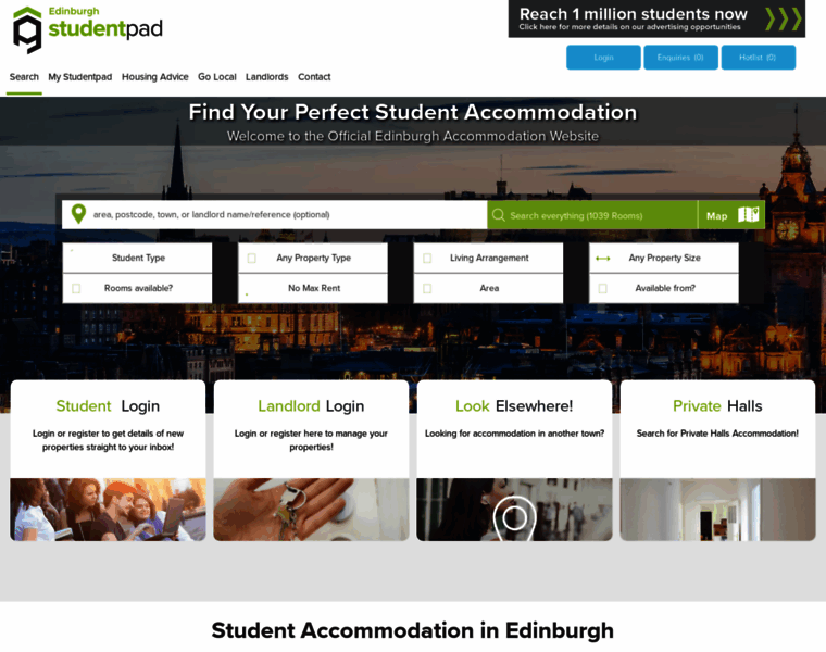 Edinburghstudentpad.co.uk thumbnail