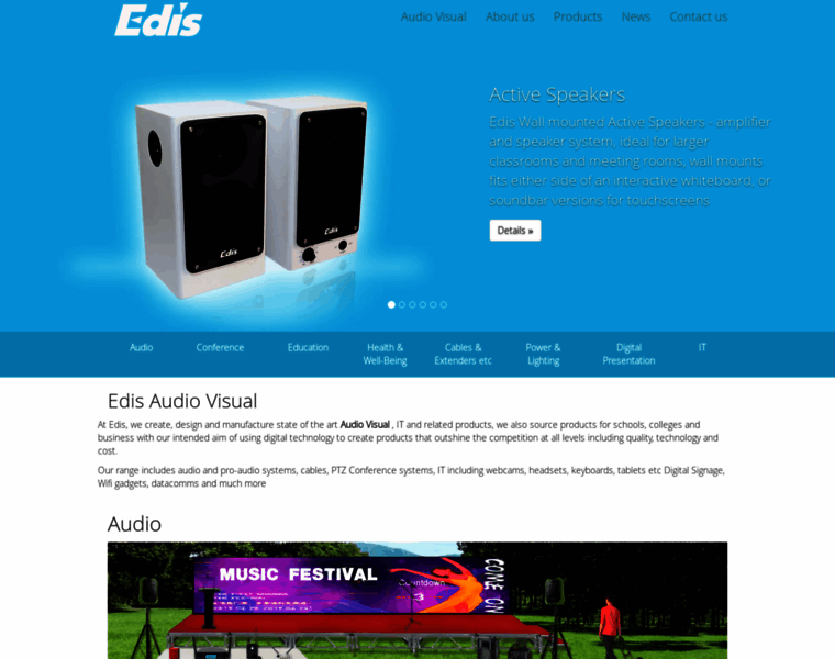 Edis-audio-visual.com thumbnail