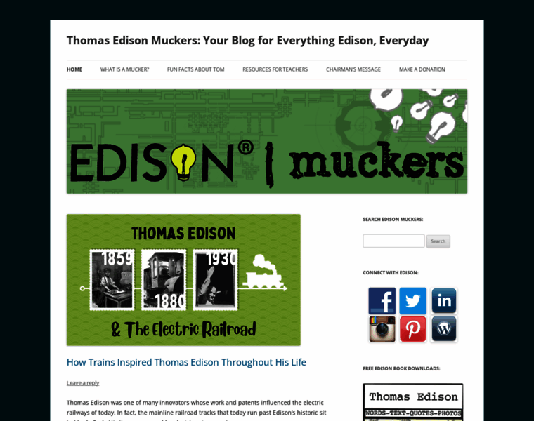 Edisonmuckers.org thumbnail