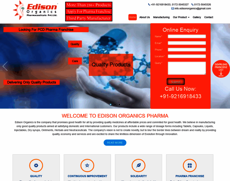 Edisonorganics.com thumbnail