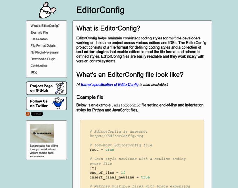 Editorconfig.org thumbnail