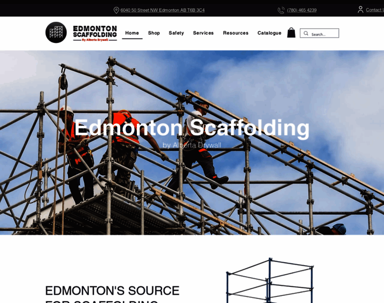 Edmontonscaffolding.com thumbnail