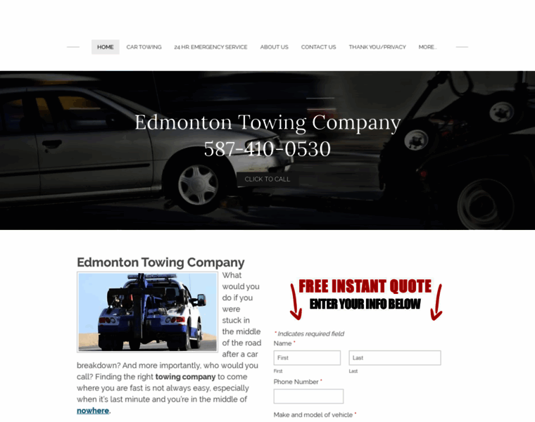 Edmontontowingcompany.com thumbnail
