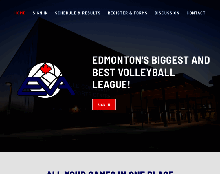 Edmontonvolleyball.com thumbnail