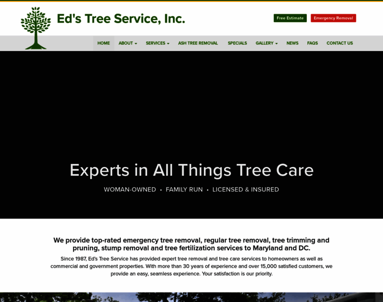 Edstreeservice.com thumbnail
