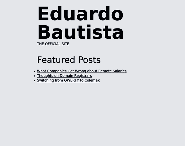 Eduardobautista.com thumbnail