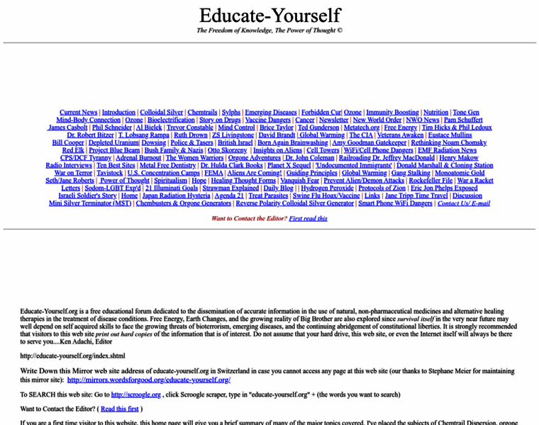 Educate-yourself.org thumbnail Educate-yourself.org thumbnail