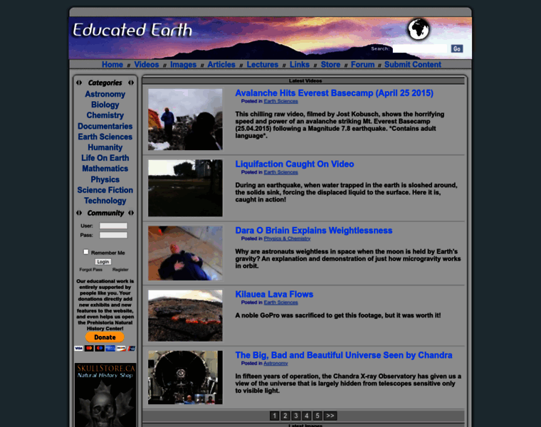 Educatedearth.net thumbnail
