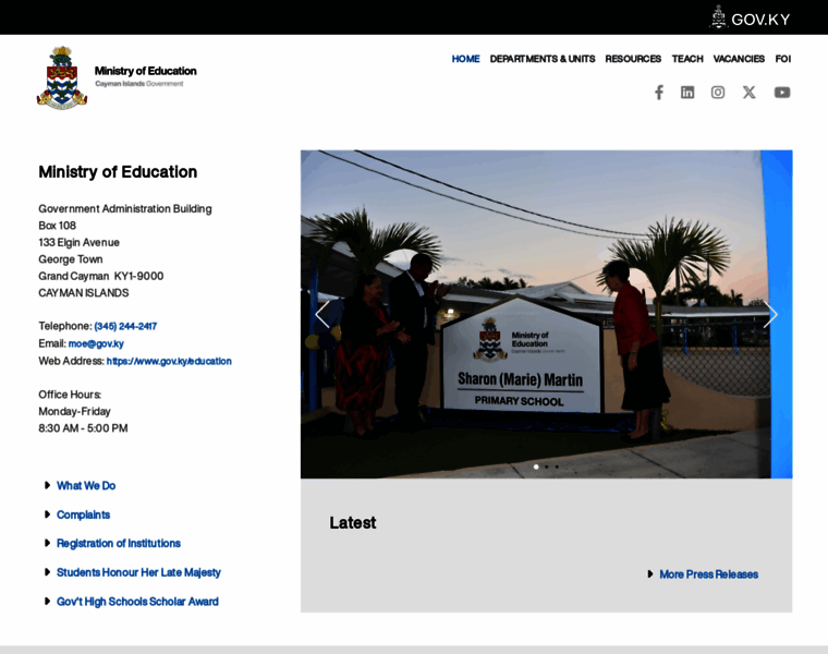 education.gov.ky at Website Informer. Visit Education.
