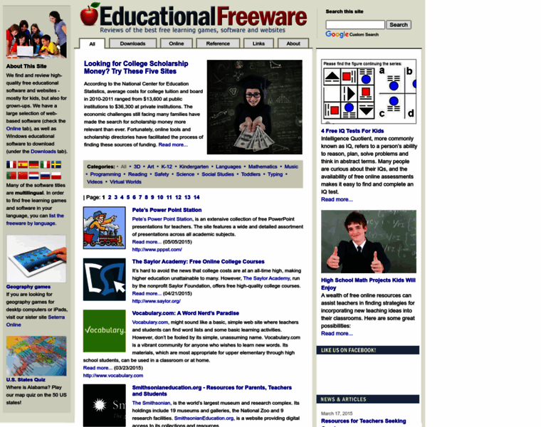 Educational-freeware.com thumbnail