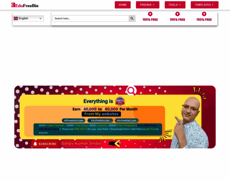 Edufreebie.com thumbnail