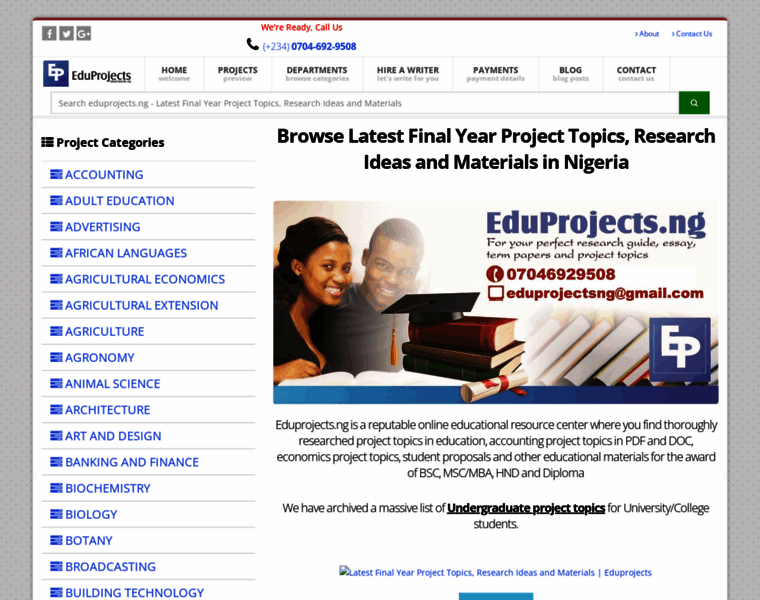 Eduprojects.ng thumbnail
