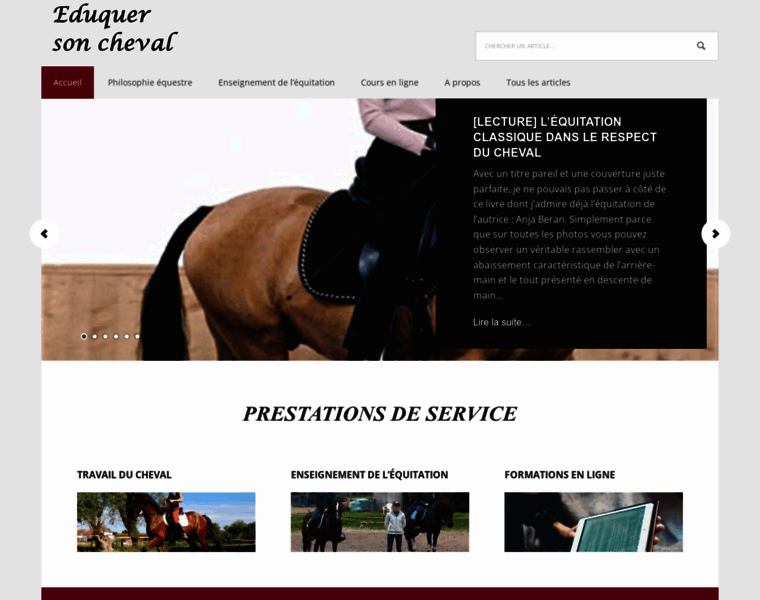 Eduquer-son-cheval.com thumbnail