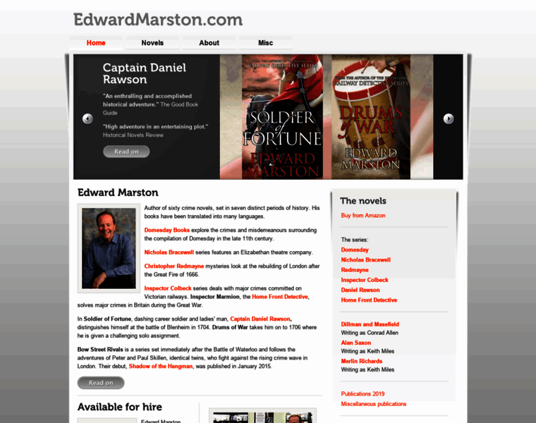 Edwardmarston.com thumbnail