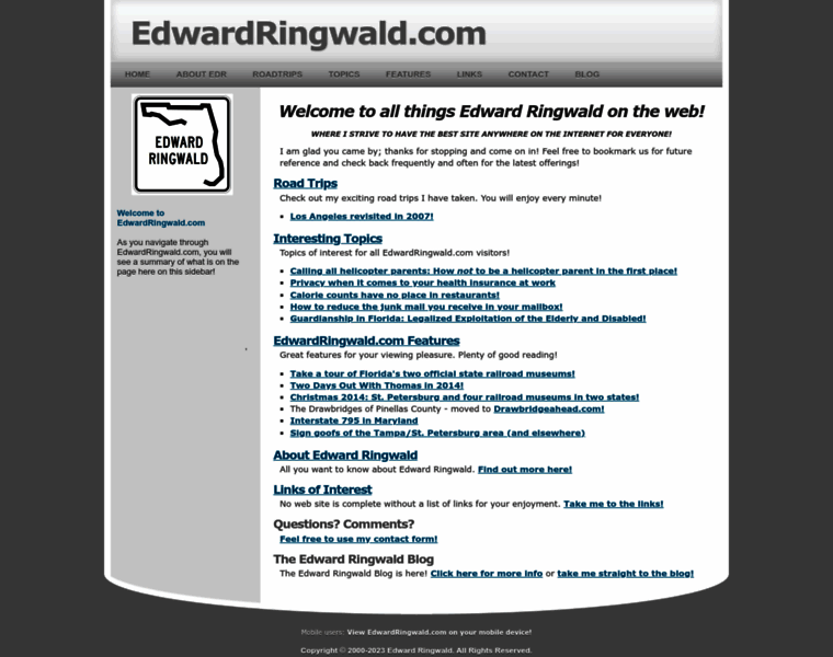 Edwardringwald.com thumbnail