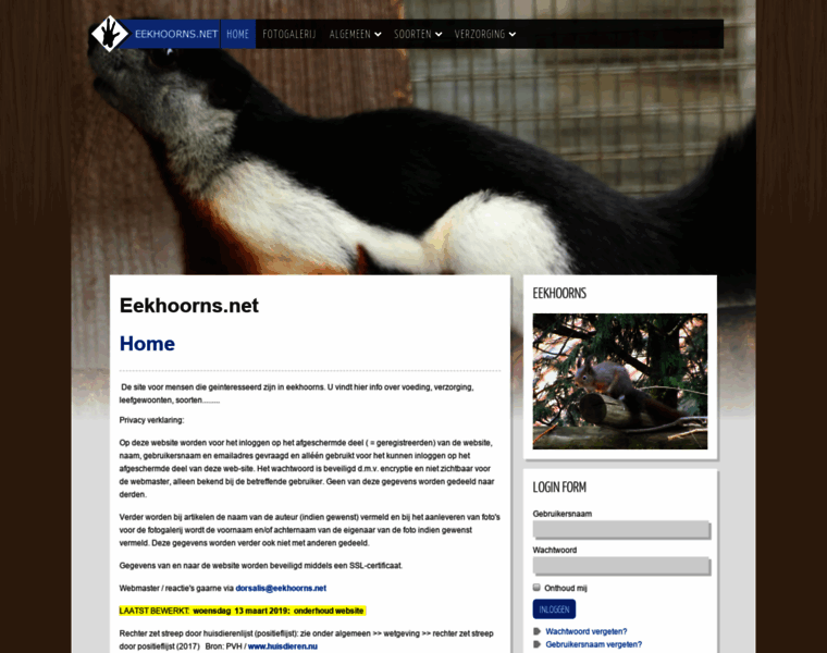 Eekhoorns.net thumbnail