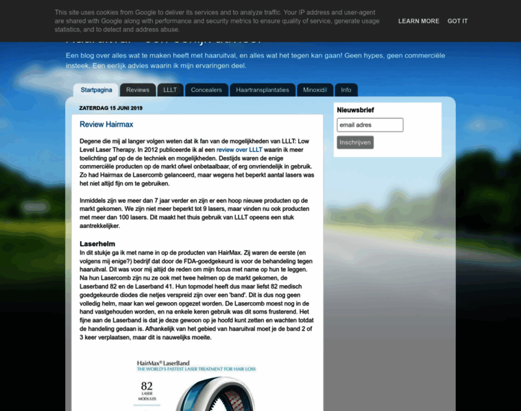 Eerlijkoverhaaruitval.nl thumbnail