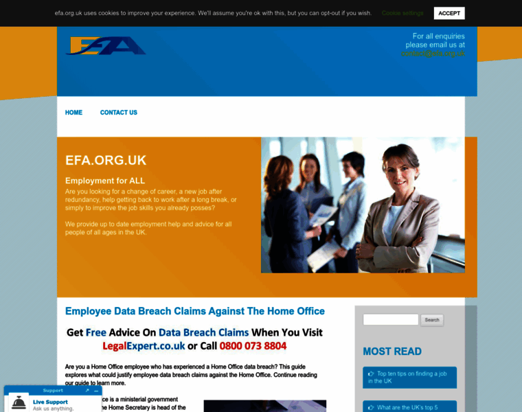 Efa.org.uk thumbnail