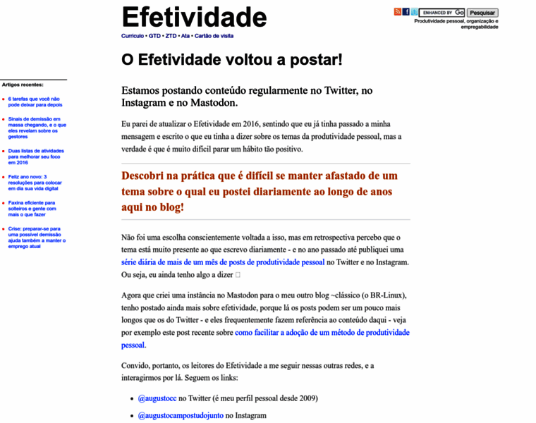 Efetividade.net thumbnail