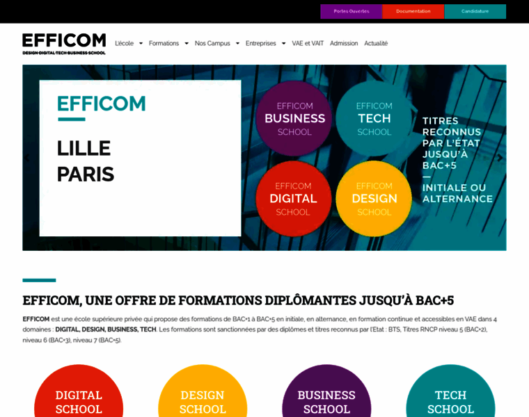 Efficom-lille.fr thumbnail