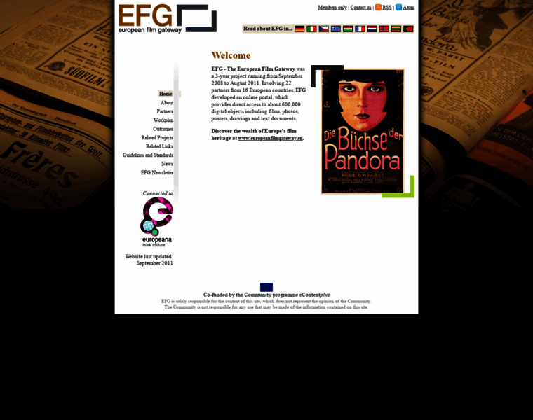 Efgproject.eu thumbnail