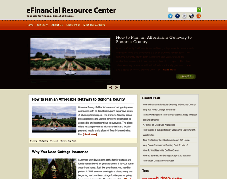 Efinancialresourcecenter.com thumbnail