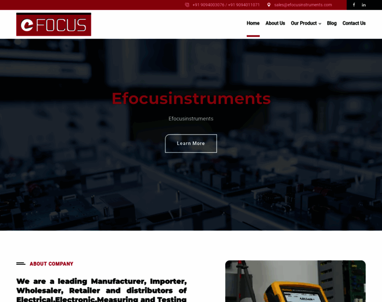 Efocusinstruments.com thumbnail