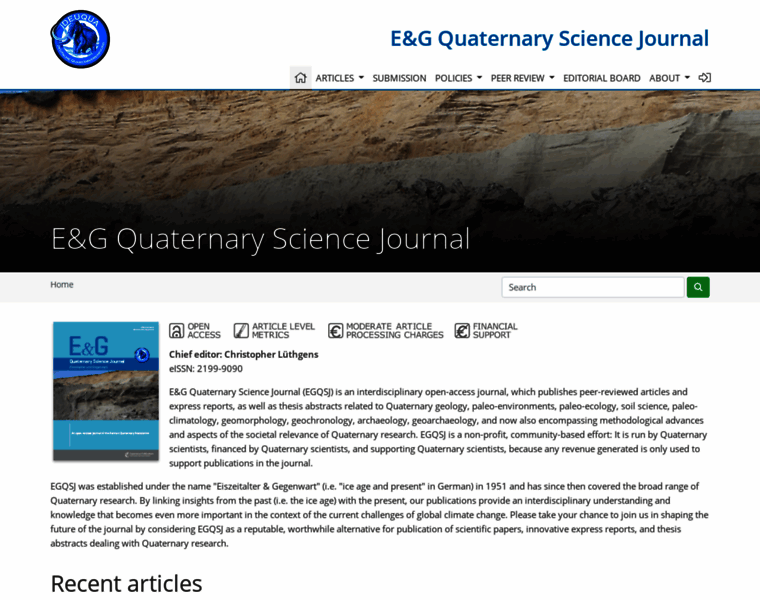 Eg-quaternary-science-journal.net thumbnail