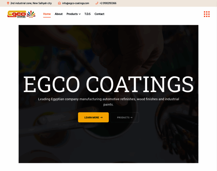Egco-coatings.com thumbnail