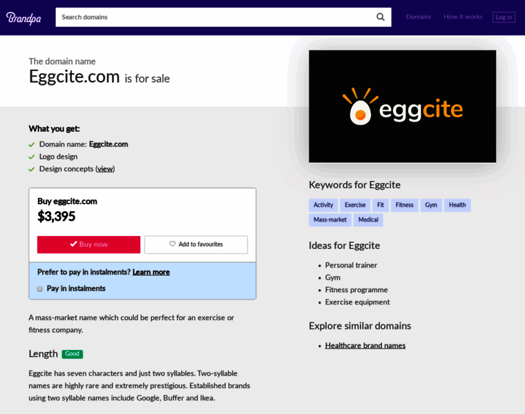 Eggcite.com thumbnail