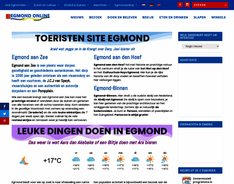 Egmondonline.nl thumbnail