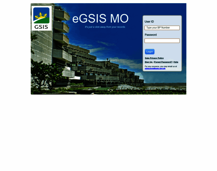Egsismo.gsis.gov.ph thumbnail