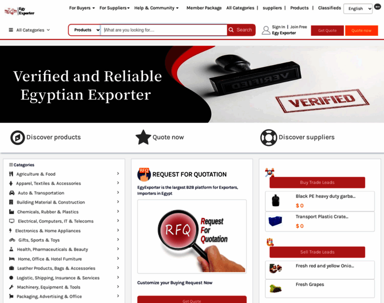 Egyexporter.com thumbnail