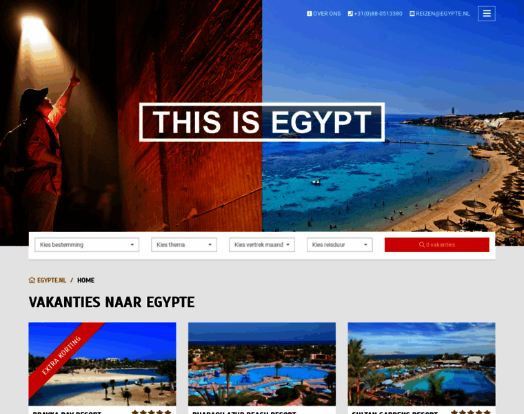 Egyptevakantie.nl thumbnail