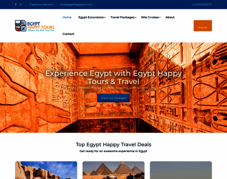 Egypthappytours.com thumbnail